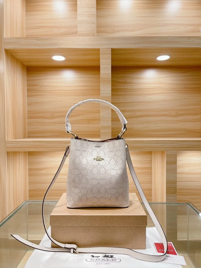 Coach Small Town Bucket Bag in signature canvas