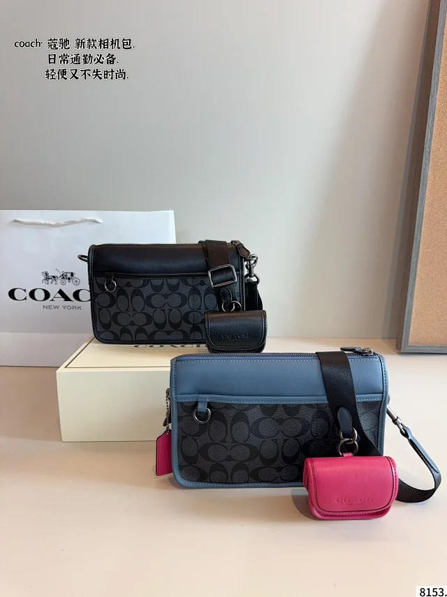 Coach Heritage Convertible Crossbody with Hybrid Pouch in Signature Canvas