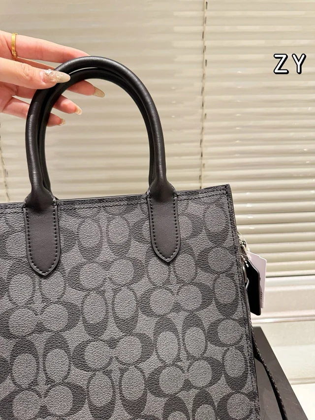 Coach Gotham Tall Tote 24 in Signature Canvas