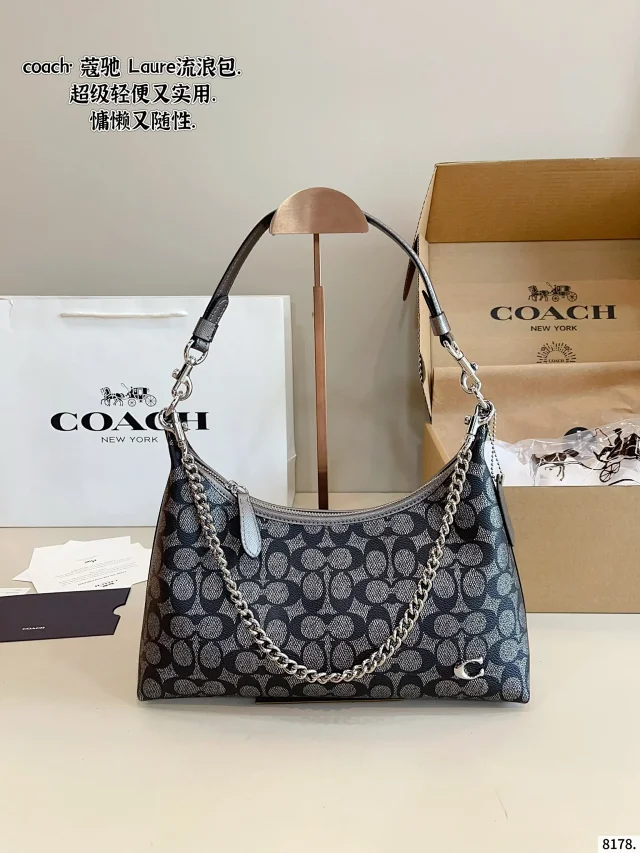 Coach Laurel Shoulder Bag in Signature Canvas