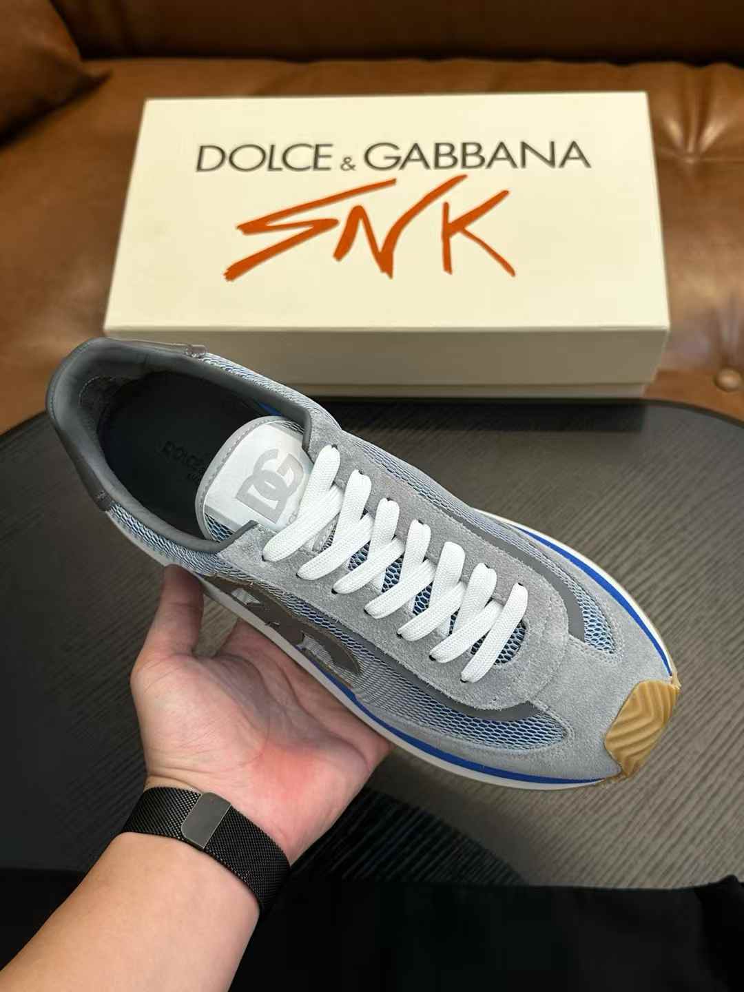 Dolce & Gabbana DG Cushion mixed-material sneakers