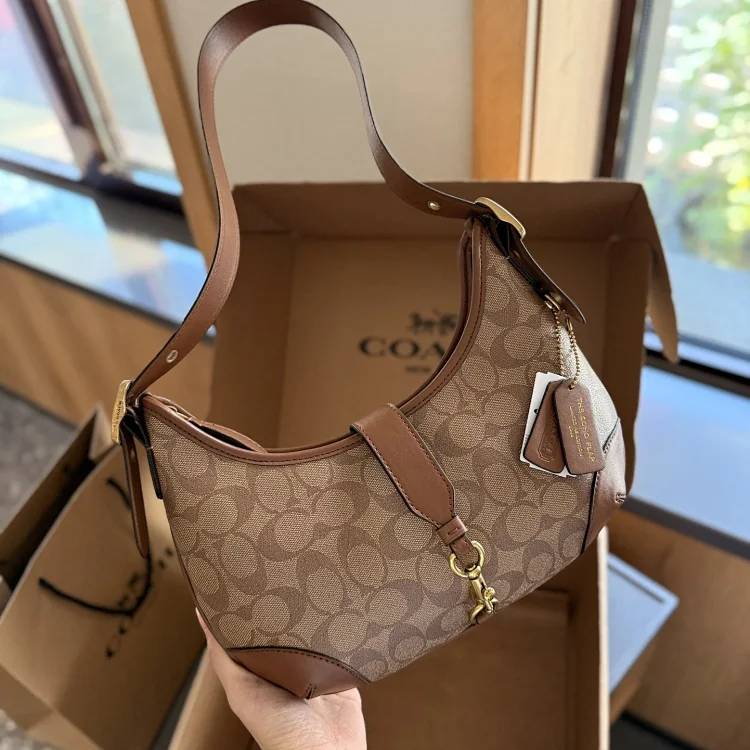 Coach Hamptons Hobo Bag in Signature Jacquard