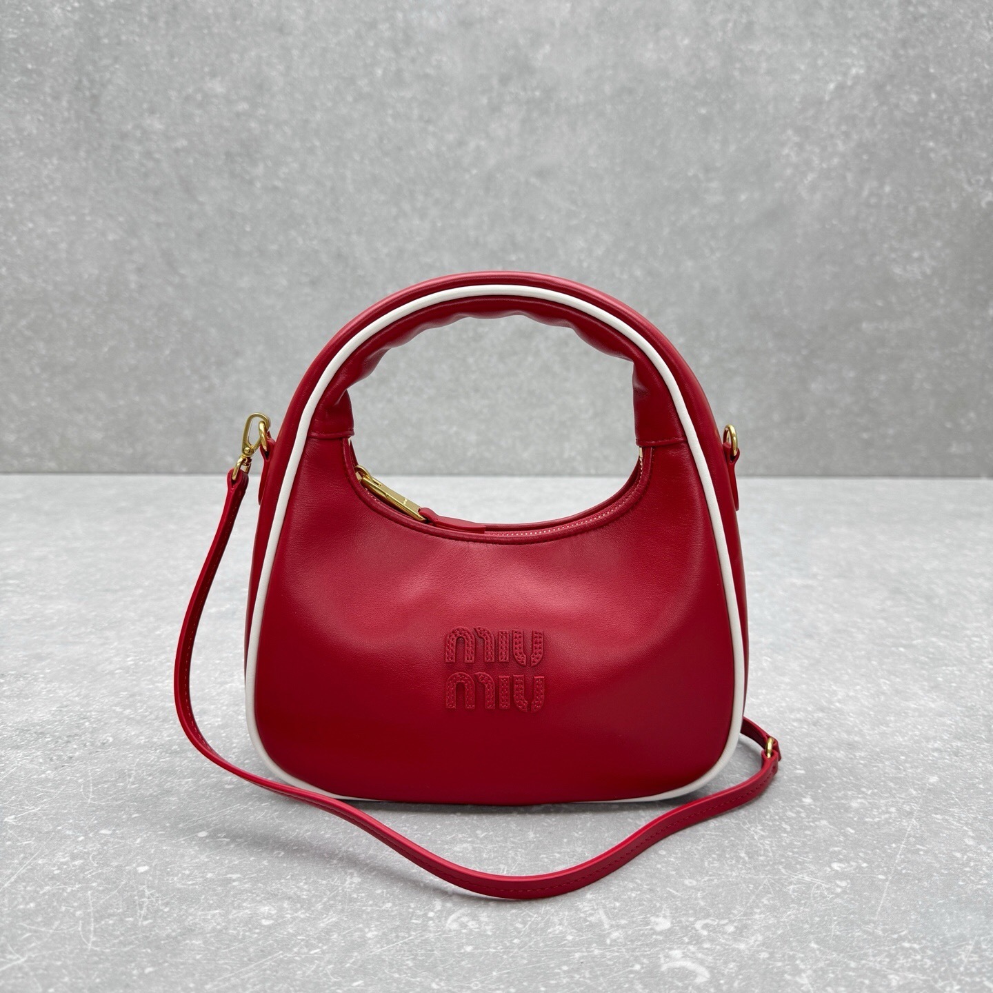 Miu Miu Gymnasium leather bag