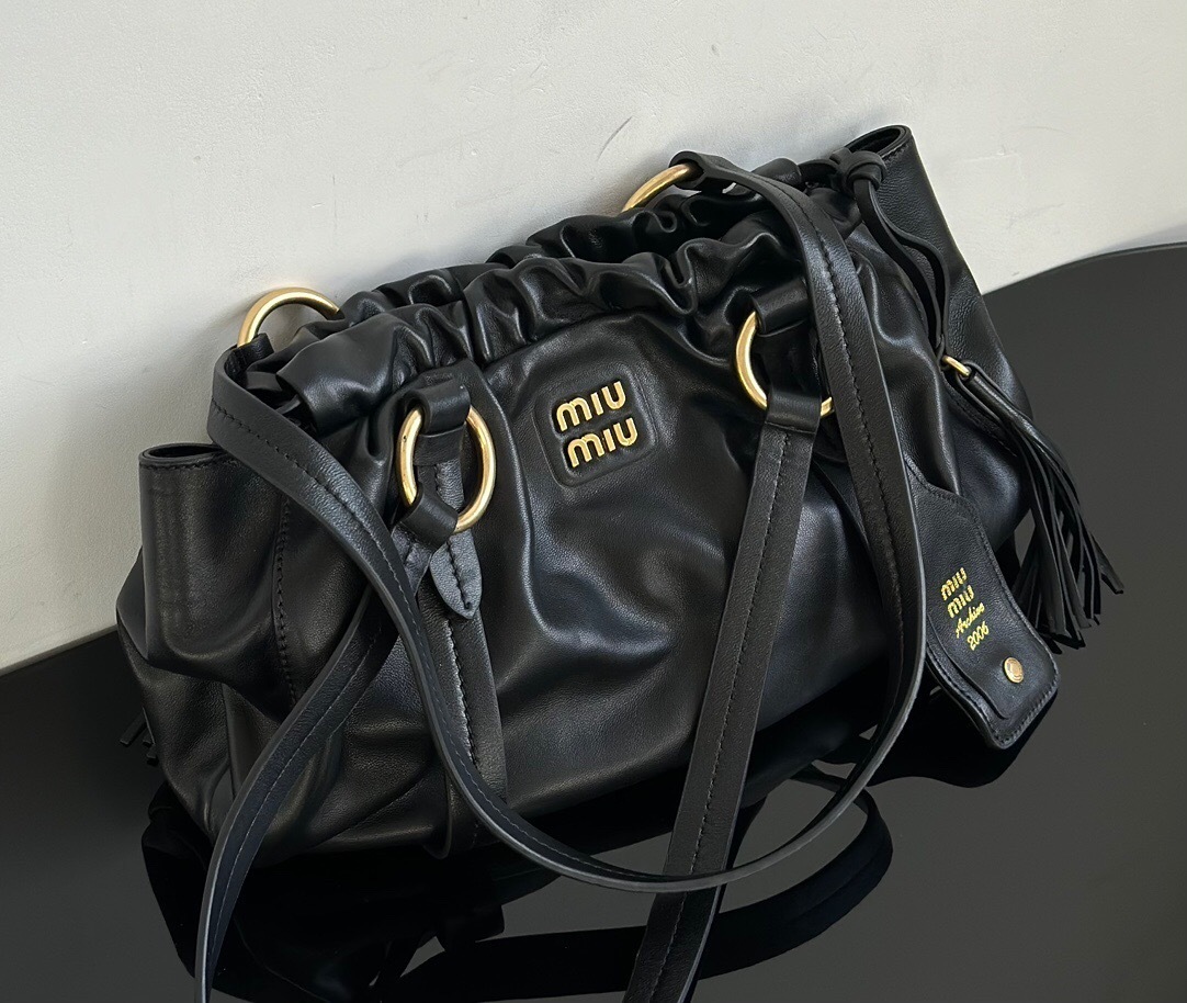 Miu Miu Joie nappa leather bag