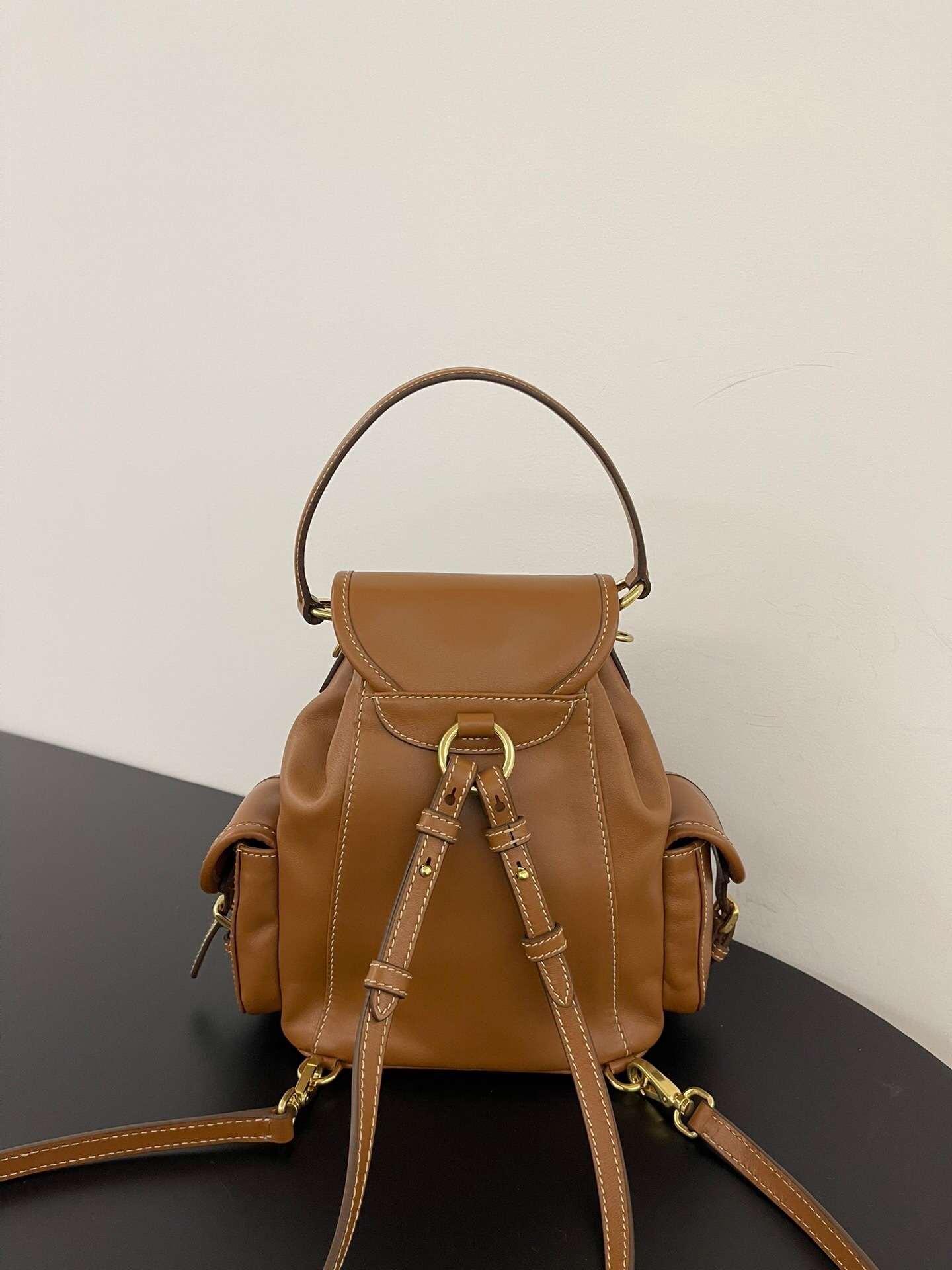 Miu Miu leather backpack