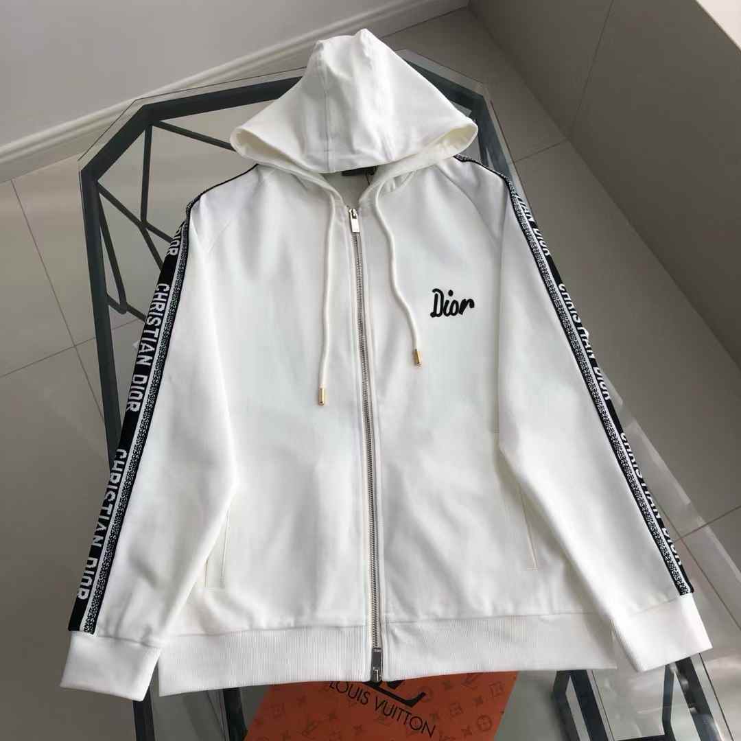 Christian Dior hooded sweatshirt with the Dior logo on the chest