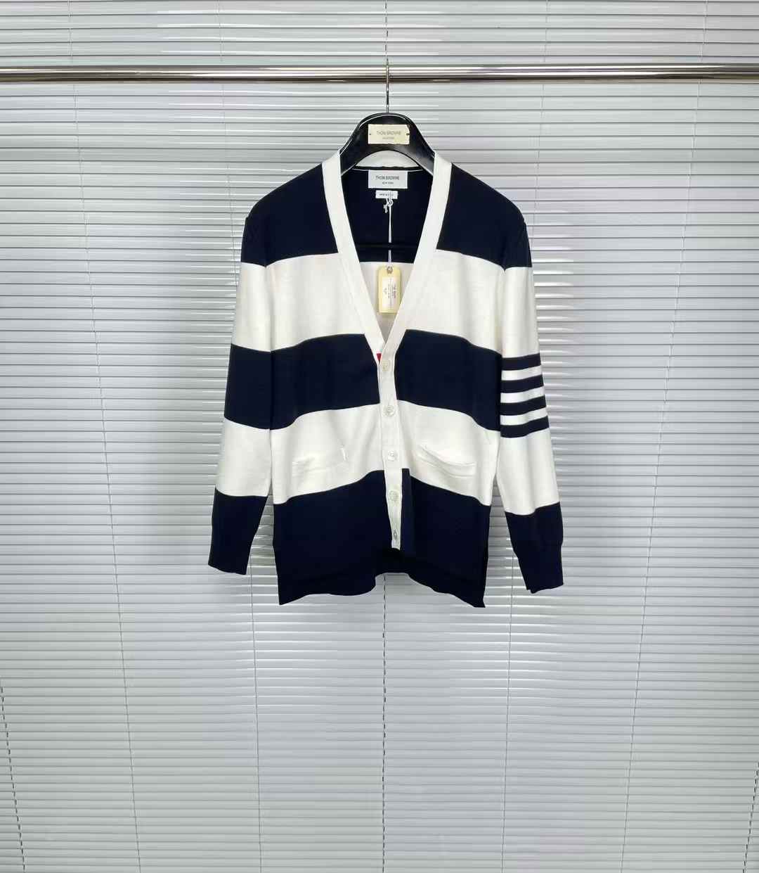 Thom Browne Milano Stitch 4-Bar cardigan