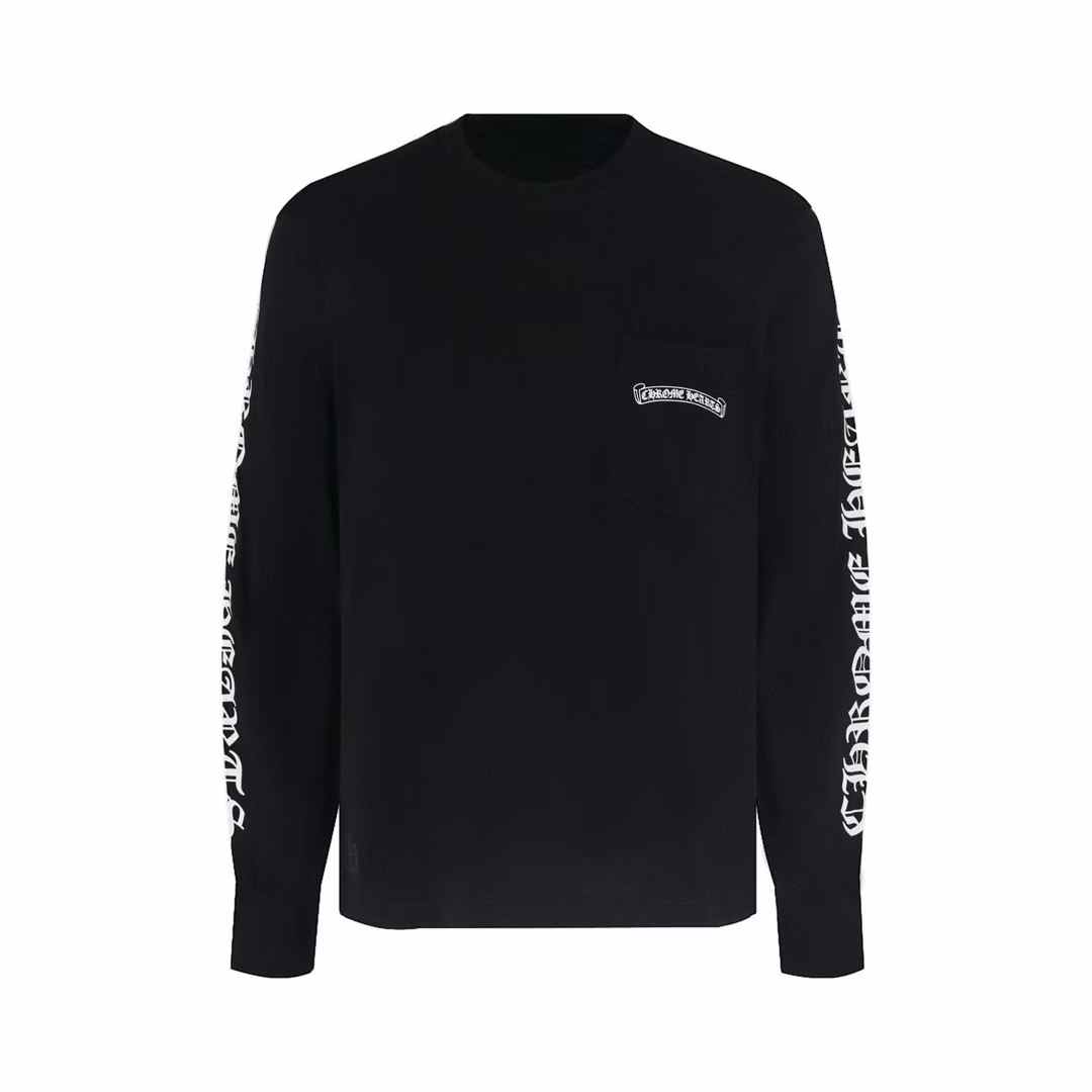 Chrome Hearts long-sleeve t-shirt with a logo print on the chest and sleeves