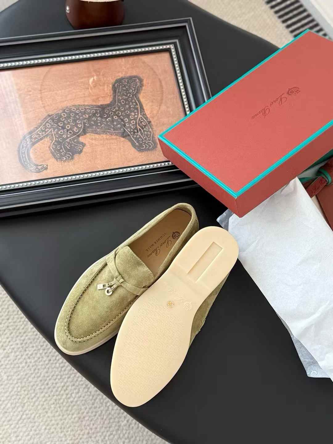 Loro Piana Summer Charms Walk loafers in suede