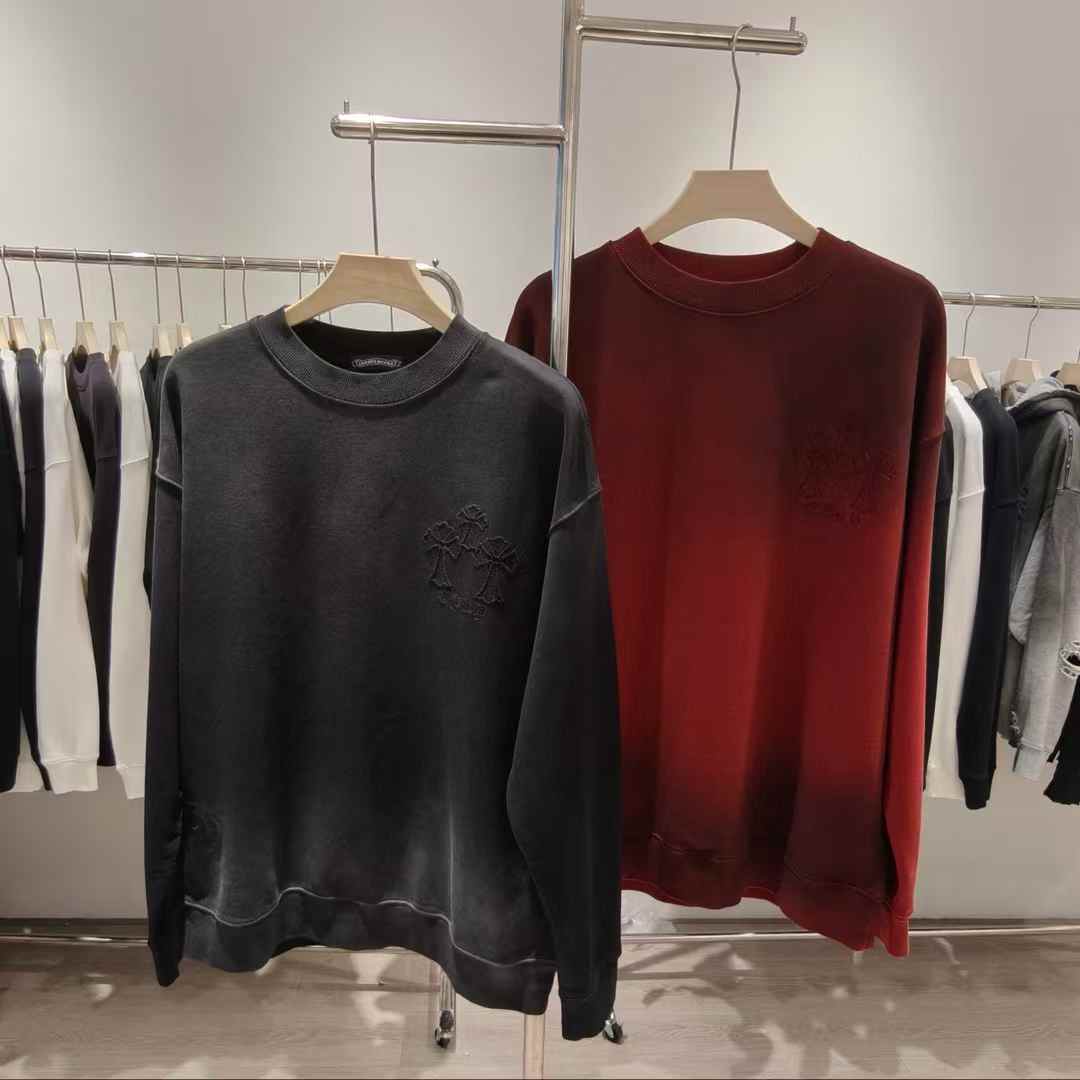 chrome hearts Hush ombre oversized sweatshirt