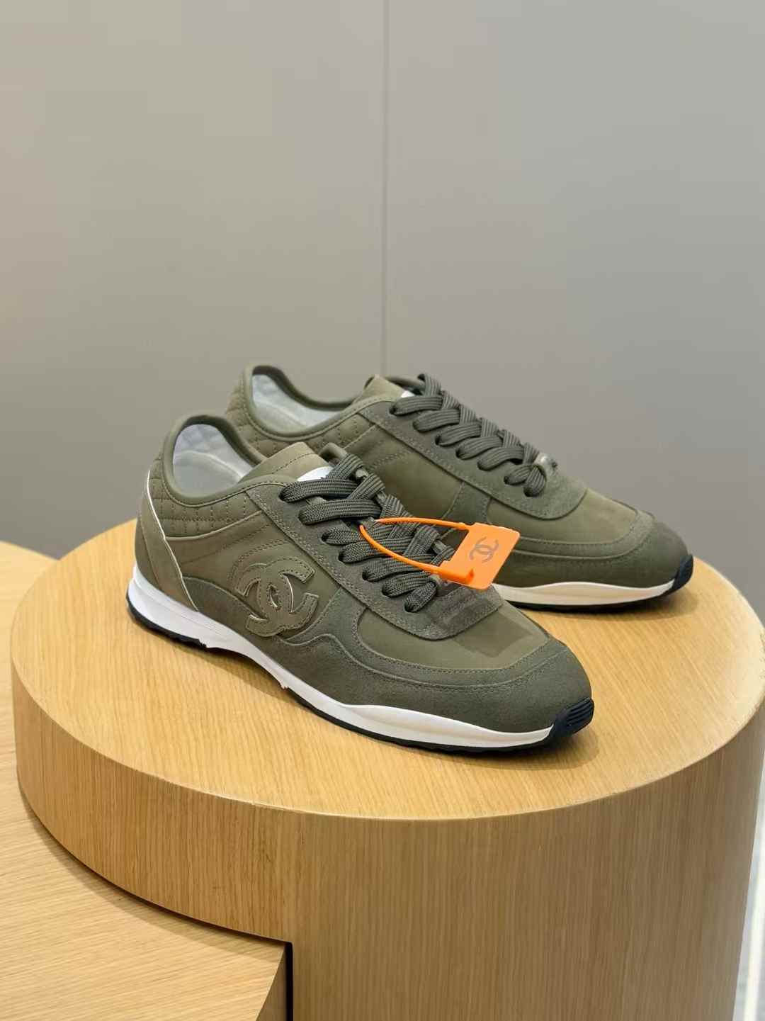 Chanel 2024 CC Suede Sneakers