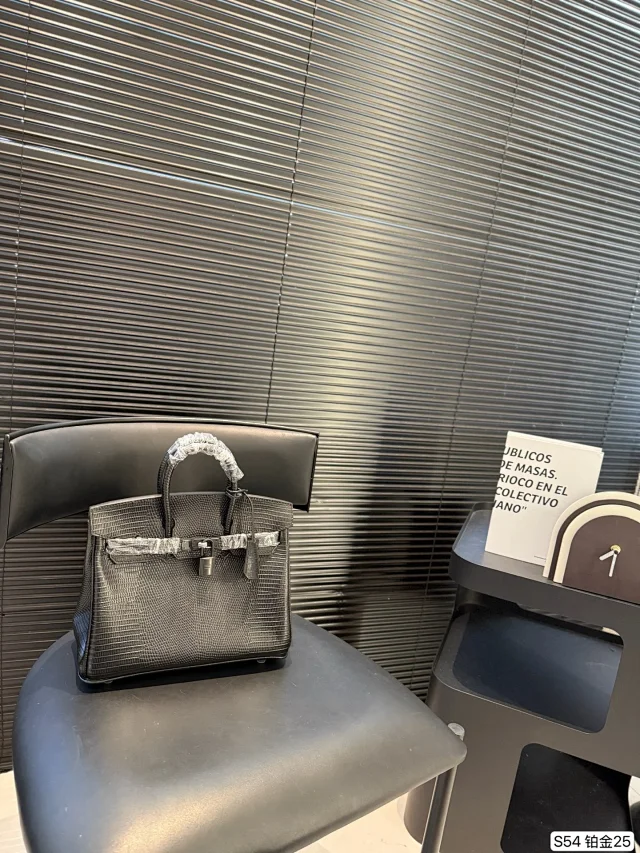 Hermès Birkin bag in lizard skin texture