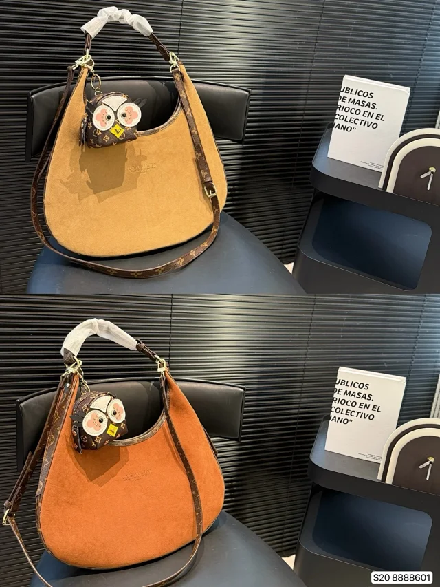 LV New Moon shoulder bag, a style of bag with a half-moon shape