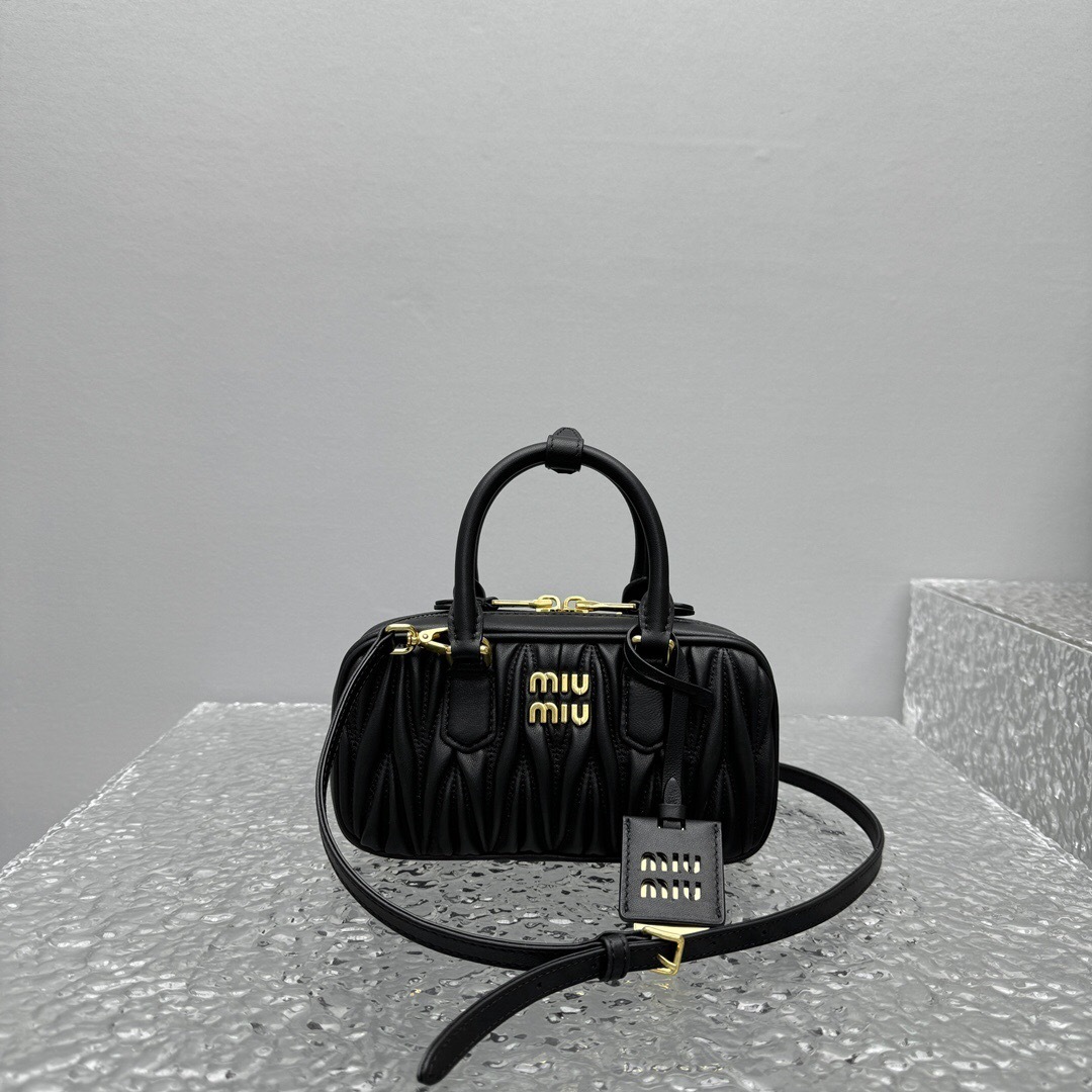 Miu Miu Arcadie Matelassé Nappa Leather Bag