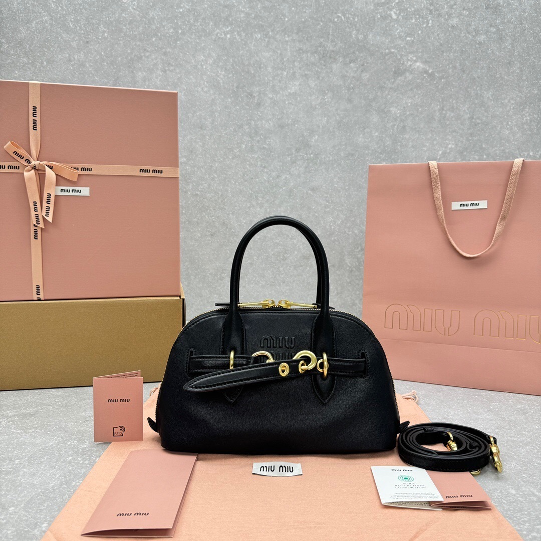 Miu Miu Aventure Nappa leather Top handle Bag