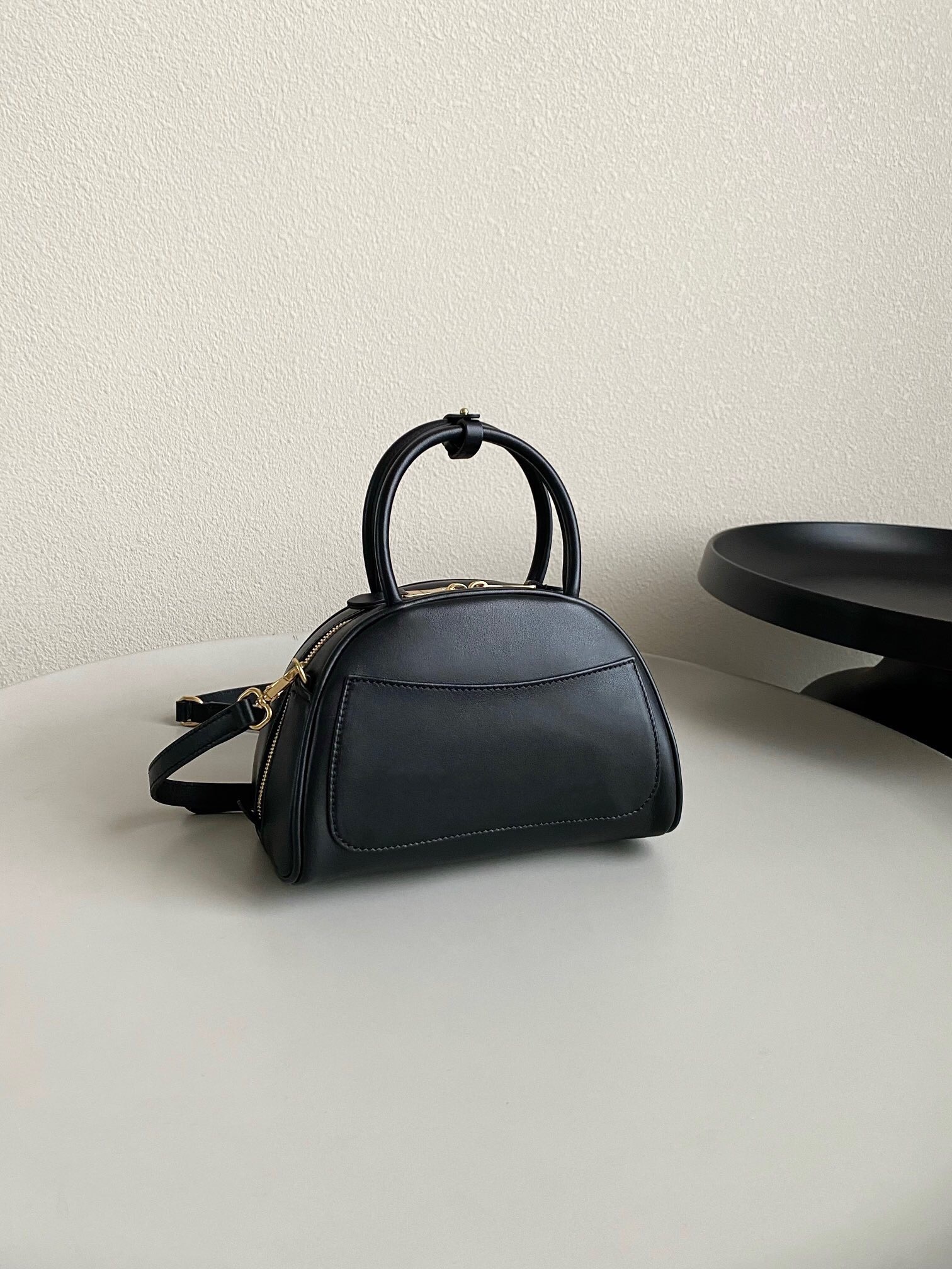 Miu Miu Black Matelasse Quilted Small Leather Cross Body Bag