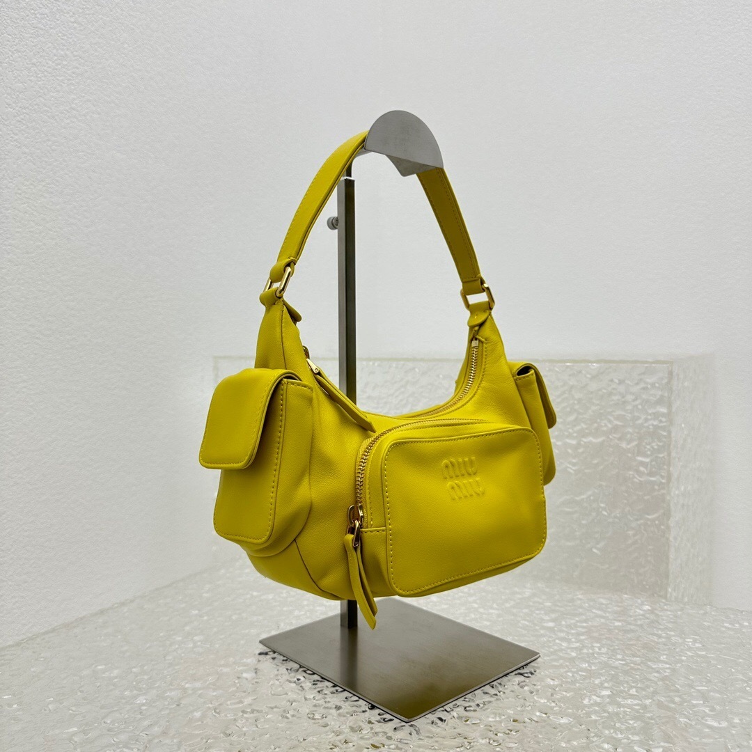 Miu Miu Pocket shoulder bag Yellow