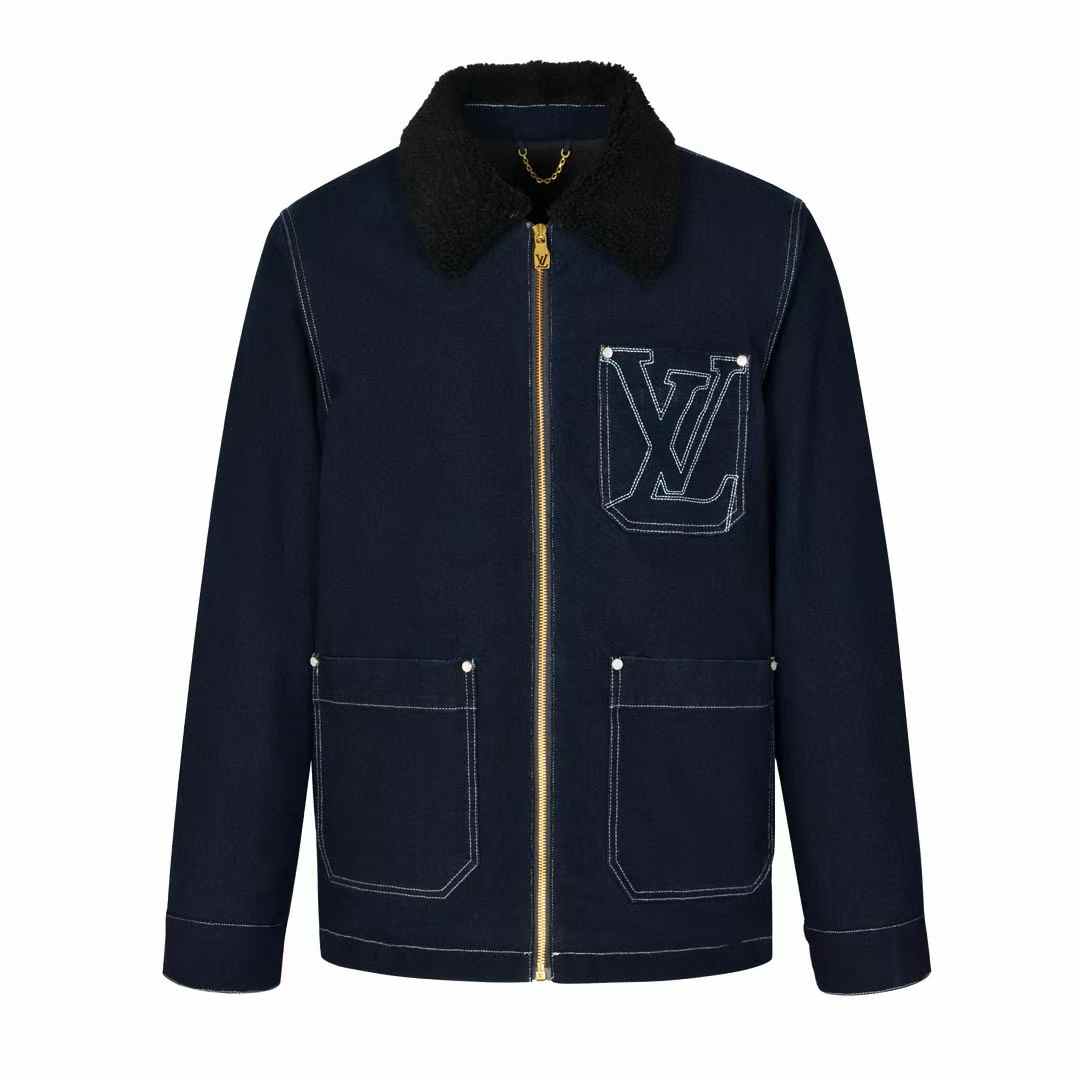 LV Wintery Workwear Denim Jacket