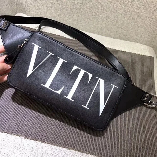 Valentino Garavani VLTN logo leather belt bag