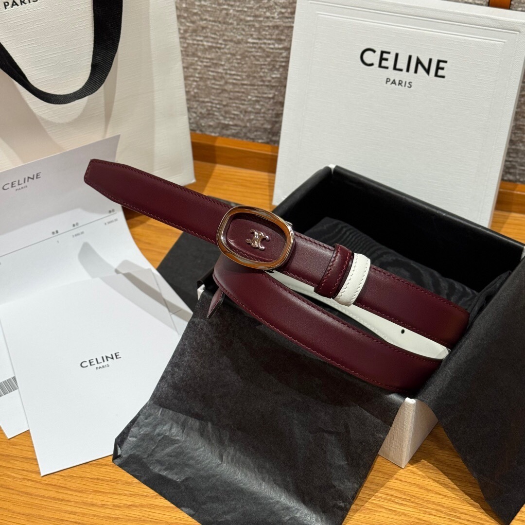 Celine Belt Claf Leather
