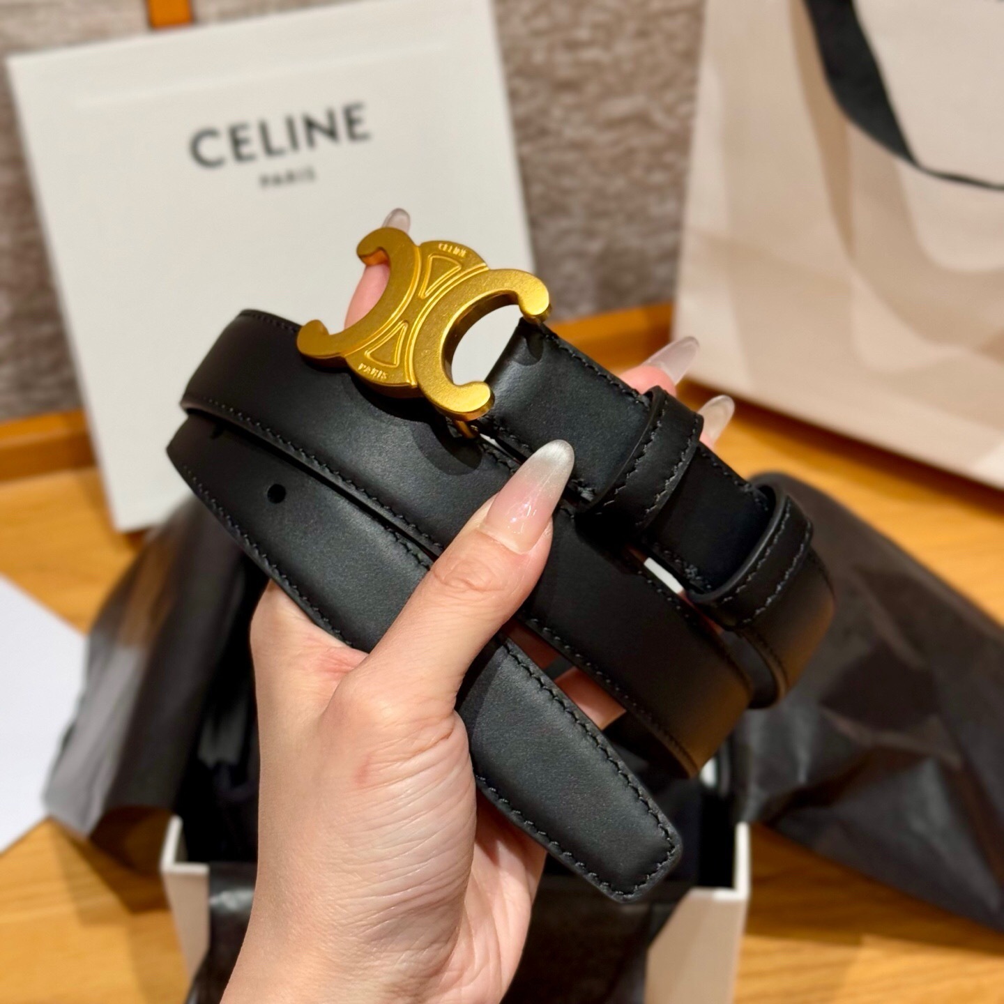 Celine Medium Triomphe Belt