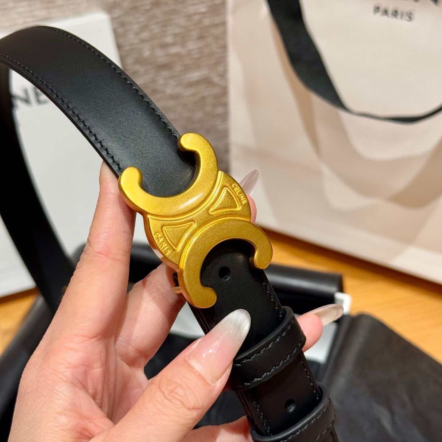 Celine Triomphe Belt