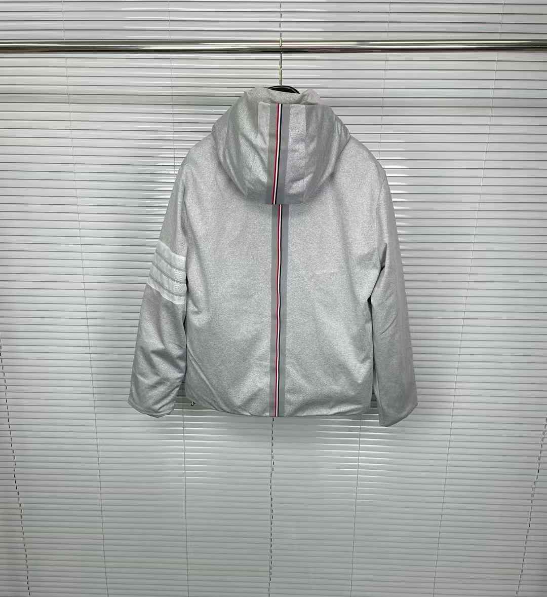 Thom Browne 4-Bar stripe padded jacket