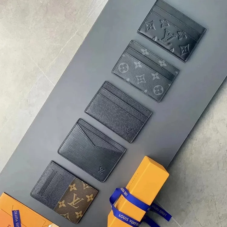 LV card holders and wallets