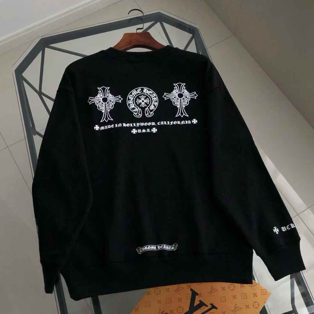 Chrome Hearts Horseshoe Crewneck sweatshirt in black