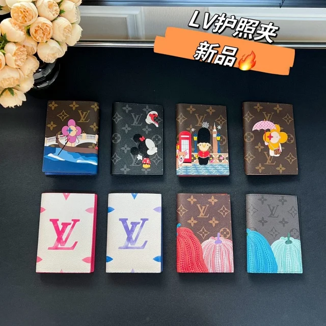 LV passport covers Monogram canvas special edition design