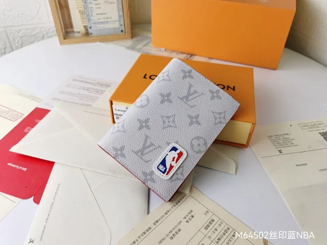 LV x NBA Pocket Organizer in Antartica coated canvas