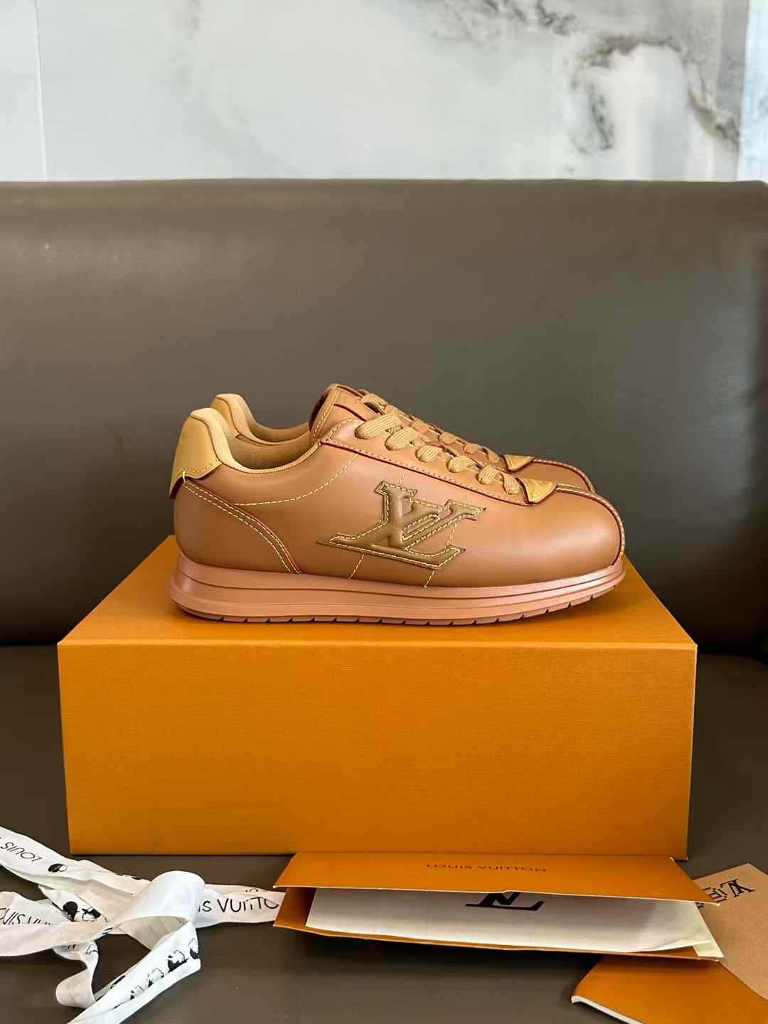 LV Buttersoft Sneaker lambskin and calf leather