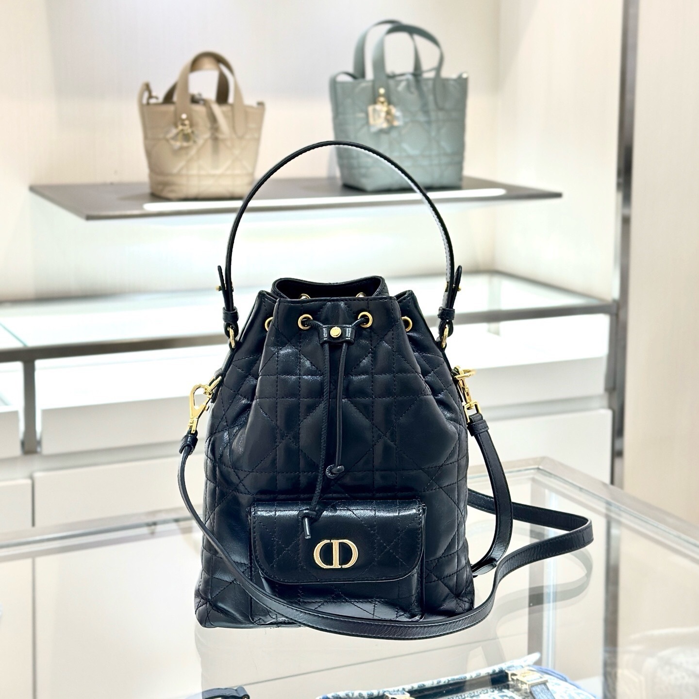 Dior Caro bucket bag