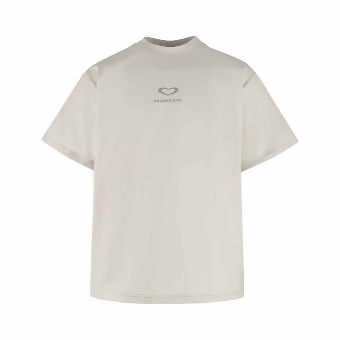 Balenciaga logo-print oversized T-shirt white