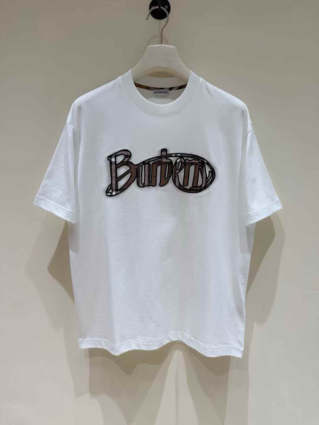 Burberry logo-print cotton t-shirt white