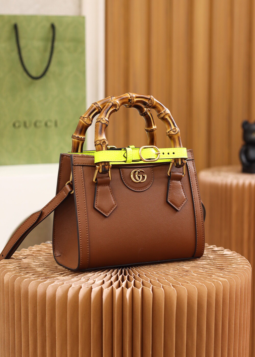 Gucci Diana Mini Brown 655661 Size 20*16*10cm