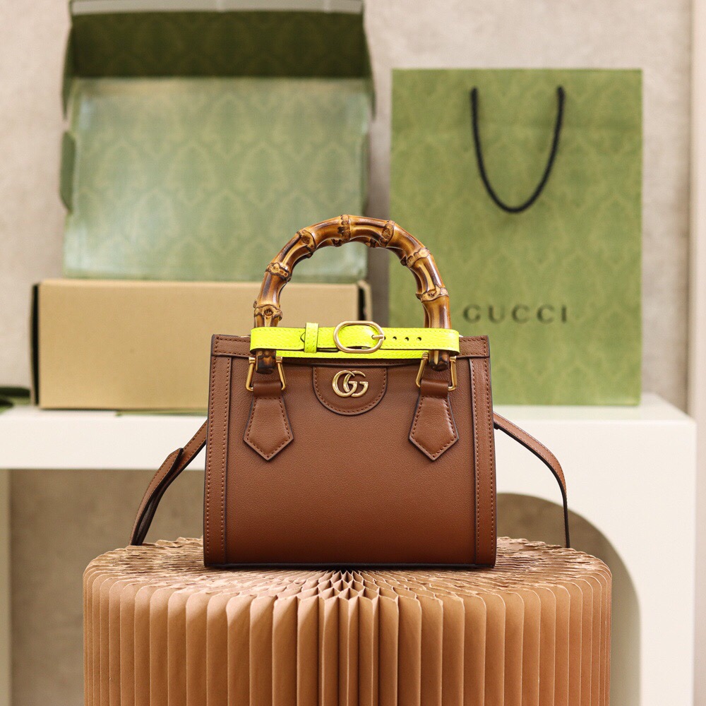 Gucci Diana Mini Brown 655661 Size 20*16*10cm