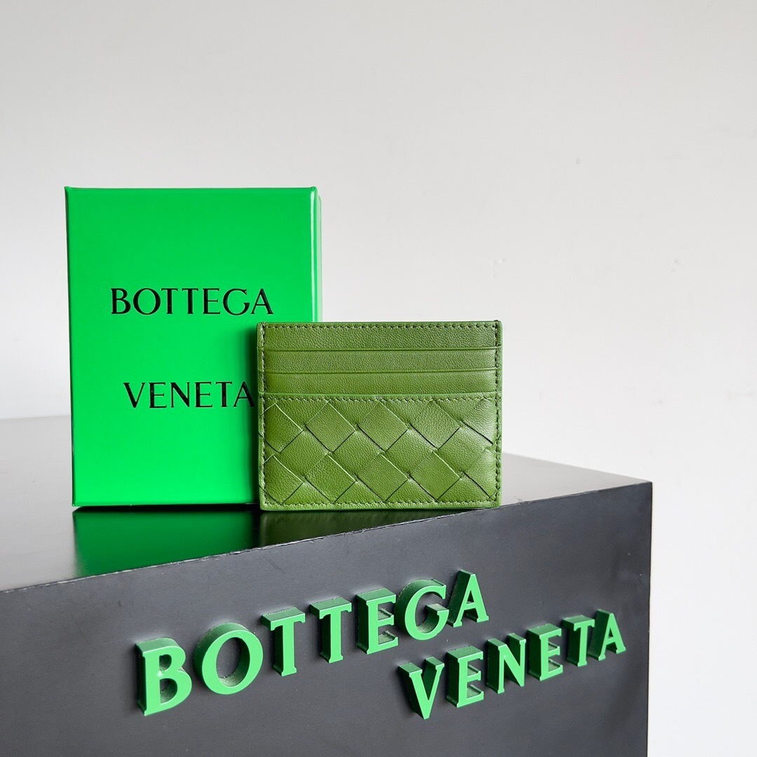 Bottega Veneta Intrecciato leather credit card case