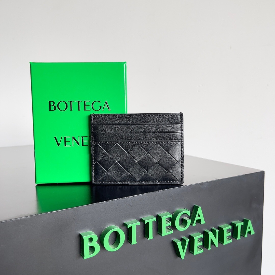 Bottega Veneta Intrecciato leather credit card case