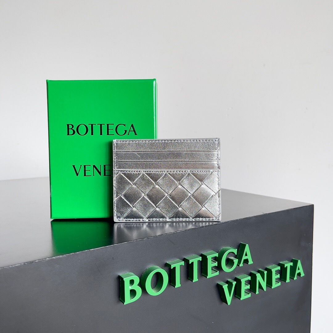 Bottega Veneta Intrecciato leather credit card case