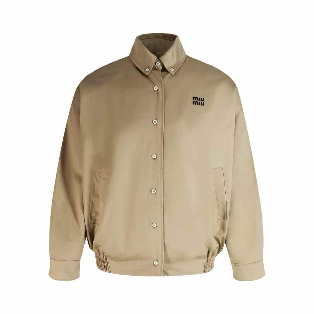 Miu Miu Chino Cloth Blouson Jacket