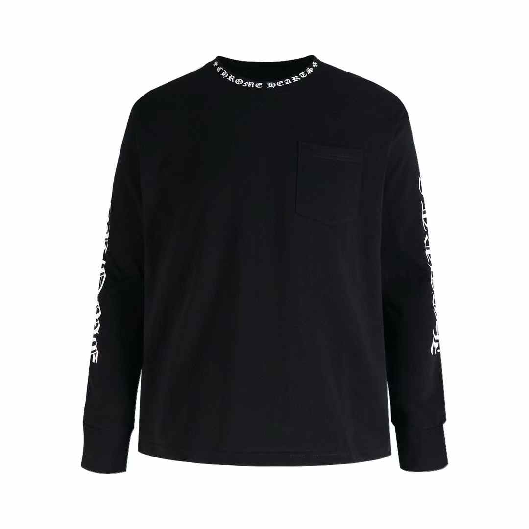 Chrome Hearts 1988 neck-logo long-sleeve T-shirt black