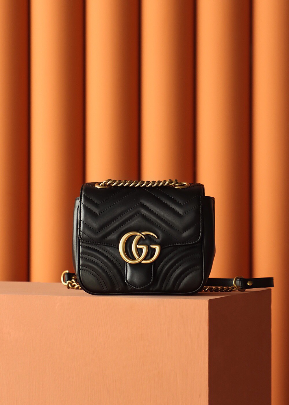 Gucci ?? ??????? New 739682 Black Size 18*15*8cm