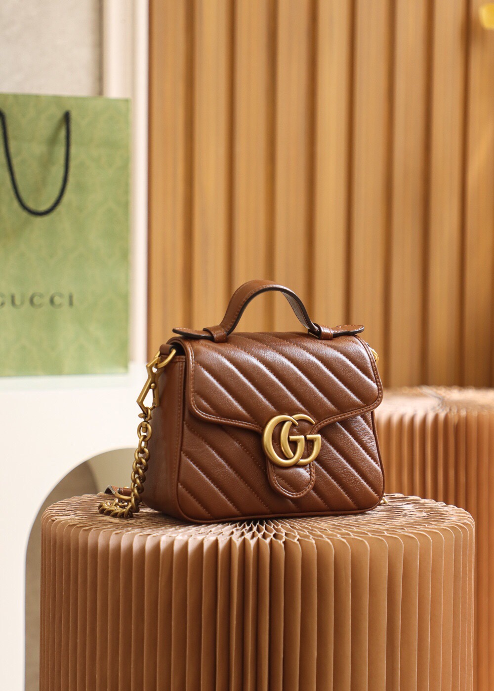 Gucci ?? ??????? ???? 547260 21*15.5*8?? Brown