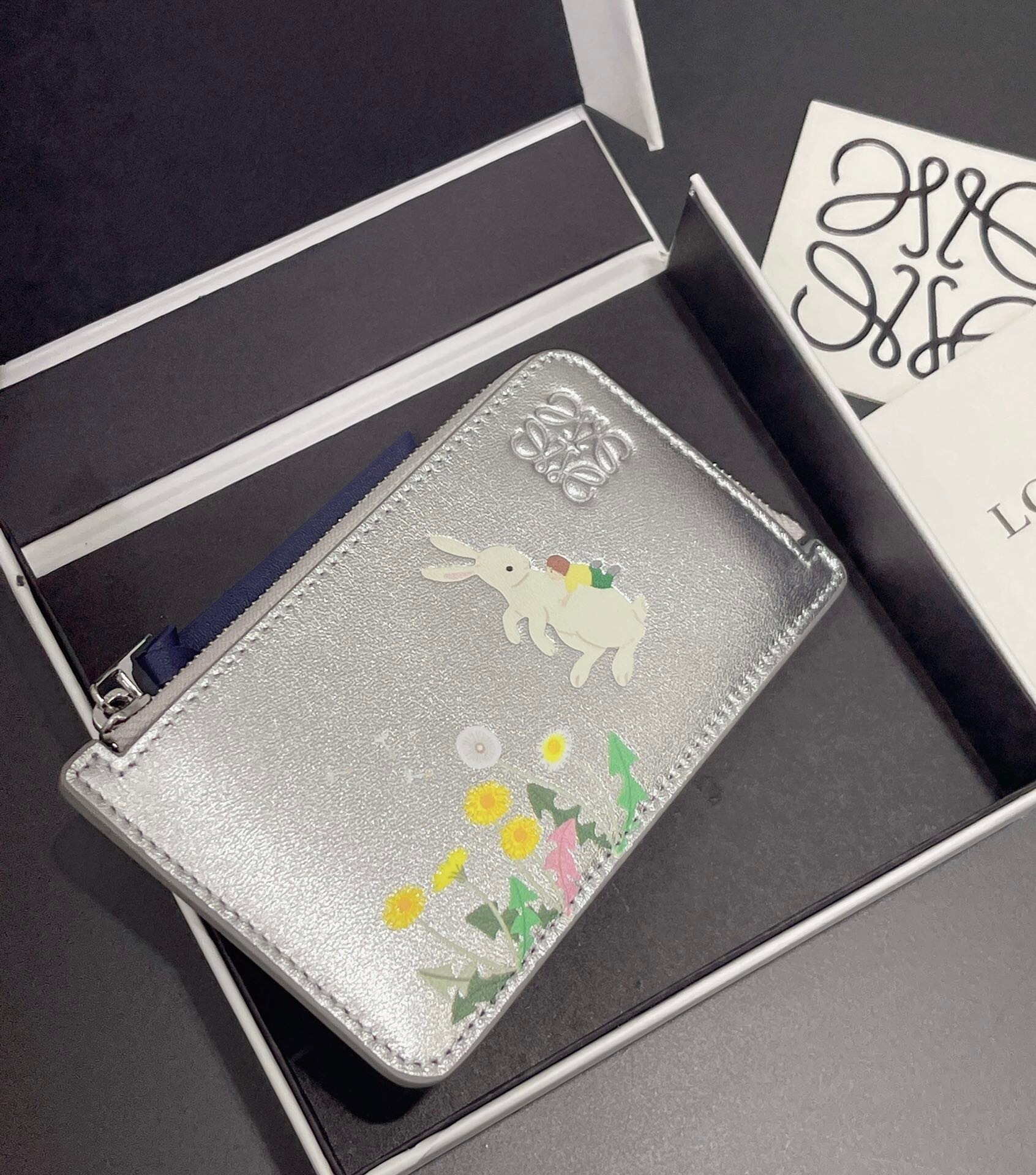 Loewe x Suna Fujita coin and card holder rabbit motif
