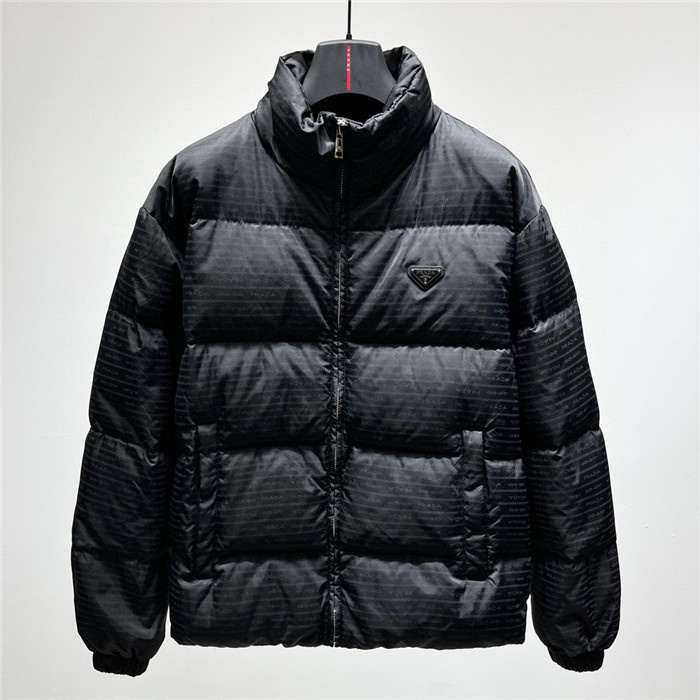 Prada Re-Nylon puffer down jacket in black