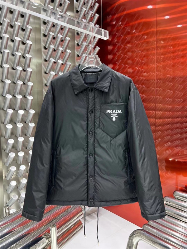 Prada Re-Nylon blouson jacket in black