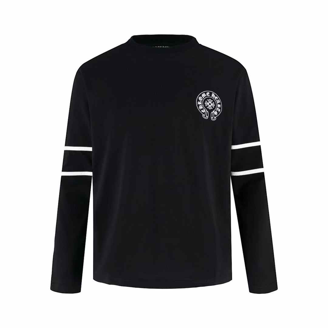 Chrome Hearts 33 Horseshoe Logo Long Sleeve T-Shirt Black