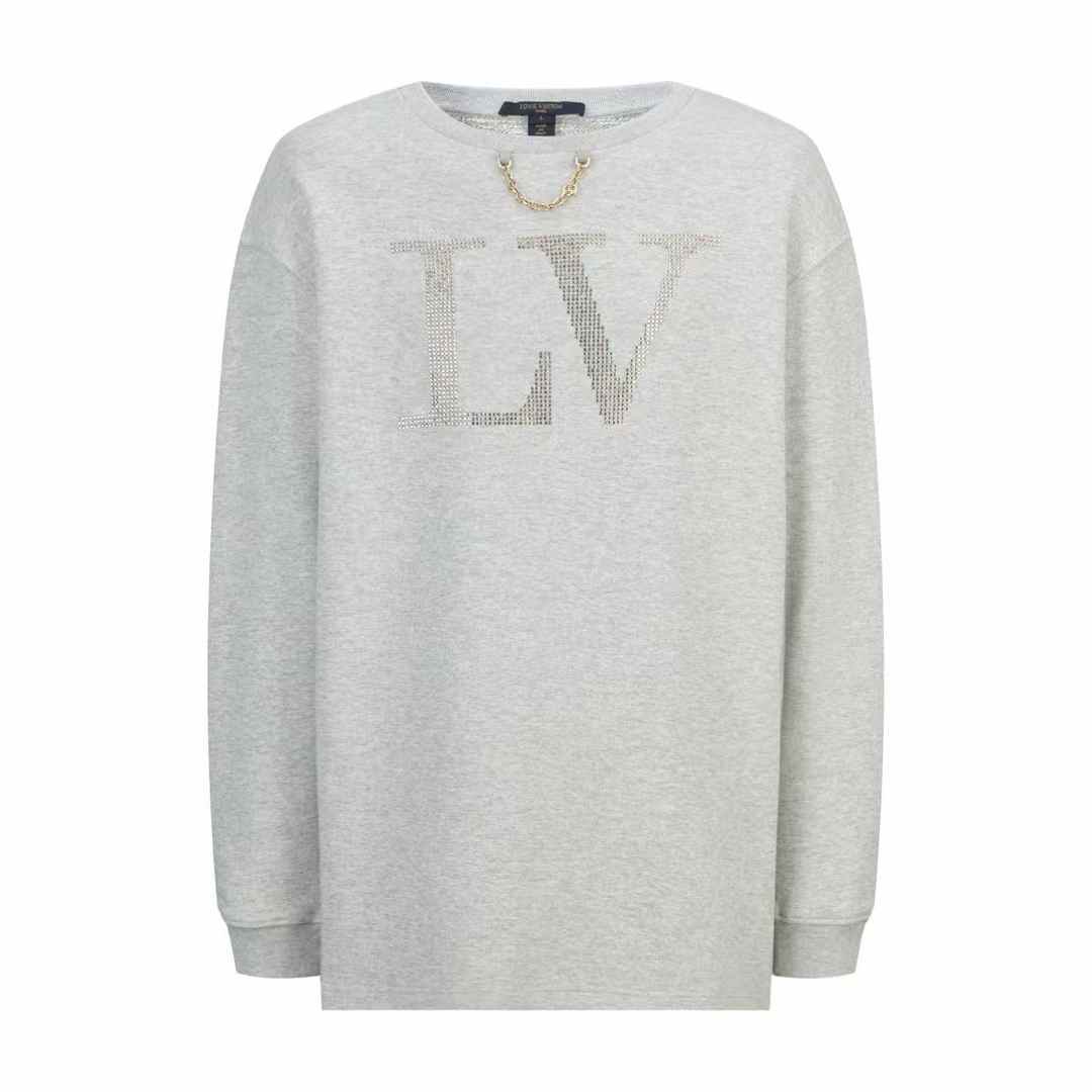 LV 1AIBLA Rhinestone Signature Sweater