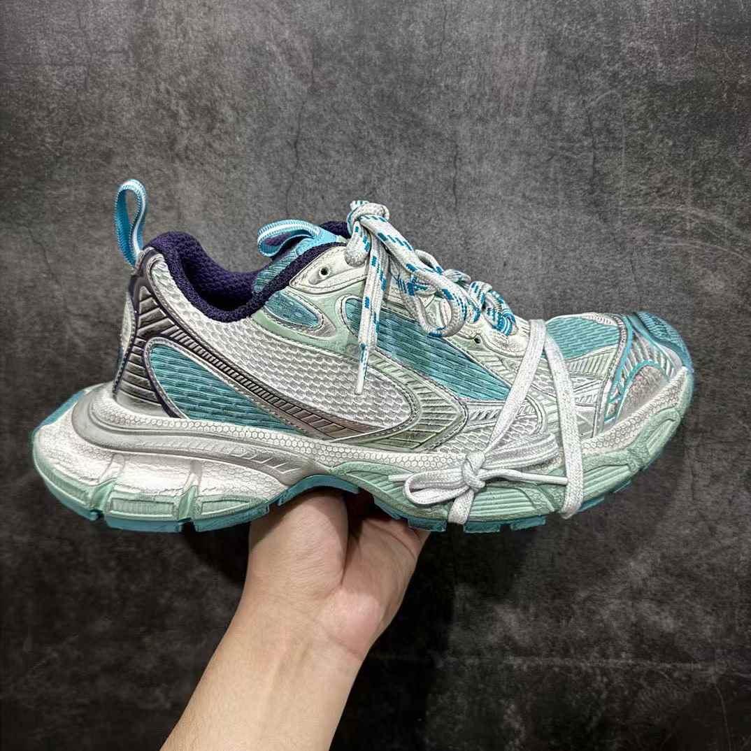 Balenciaga 3XL sneakers in a light blue and white colorway